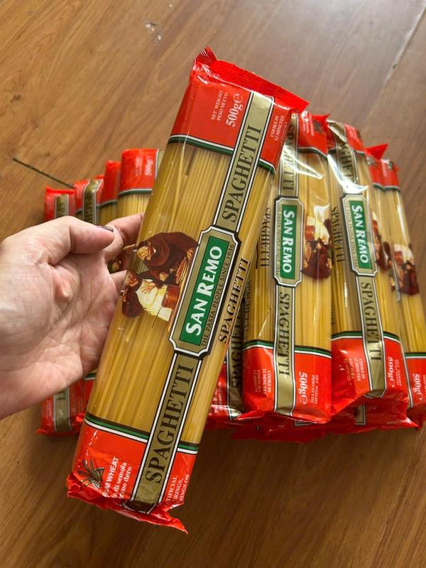 COMBO 10 GÓI SANREMO 500GR - Mỳ ý hiệu Sanremo 500gr sợi hình tròn Spaghetti túi 500gr nhập khẩu Úc 5