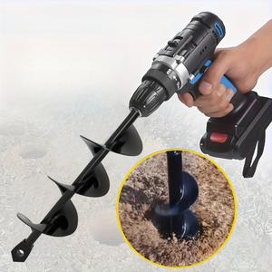 Garden Drill Bit for Planting, Suitable for Flower Beds and Vegetable Gardens, Designed for Loosening Soil and Digging Holes