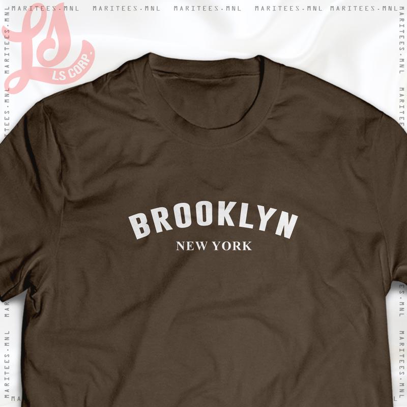 Product Introduction of Brooklyn NY Trending Minamalist Print Tshirt Unisex for Men and Women Round Neck Tees| EL.ES Apparel Menswear Top Short Sleeve Streetwear Casual Crewneck 3