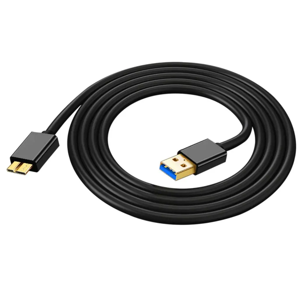 [Ready stock]- Hard Drive Cord Wear-resistant Stable Data Cord USB 30 to Micro B External Hard Drive Disk Cable for Laptops Portable