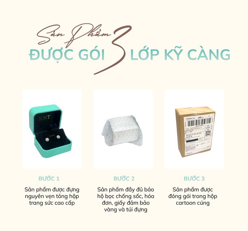 Product Introduction of Bông Tai B85 thiết kế chiếc lá, phong cách thanh lịch - Bông tai nữ vàng trắng 10k đính đã tấm CZ cao cấp [Kim Ngọc Thủy 4