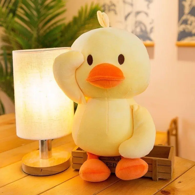 Đồ Chơi Nhồi Bông Búp Bê Vịt Nhỏ Màu Vàng, Phong Cách Ins, Dễ Thương, Thích Hợp Làm Quà Sinh Nhật