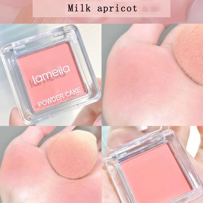 Lameila-Phấn Má Hồng Ngọc Trai Đơn Sắc, Phấn Tạo Khối Rouge, Trang Điểm Khỏa Thân, Đường Viền Khuôn Mặt 5
