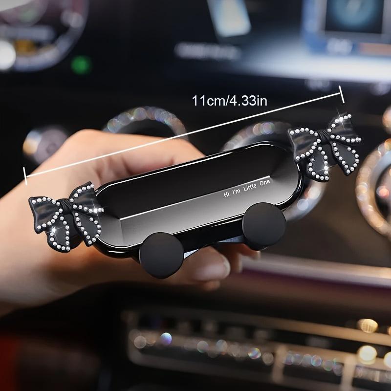 Car Air Vent Phone Holder, Cute Bowknot Design Car Phone Holder, Universal Car Interior Accessories for Women 1