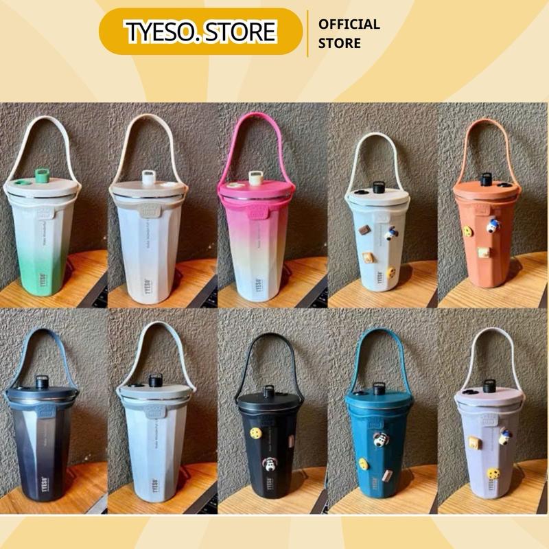 [Chính Hãng] Ly Giữ Nhiệt Tyeso 600ML 8848A Mua Một Ly Tặng Kèm Ticker Nỗi + Túi Trong + Ống Hút inox + Cọ Vệ Sinh