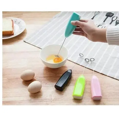 Mixer Tangan Listrik Mini Elektrik dengan Pegangan Plastik ABS dan Pengocok Stainless Steel 3
