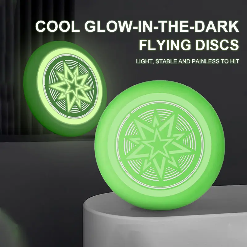 1Pcs Kids Hand Throwing Boomerang Toys Luminous Flying Discs Safe Soft Kids Can Be Roundabout Parent-child Play  Outdoor Sport