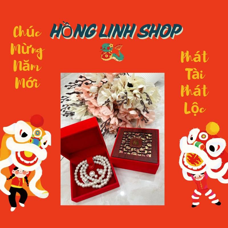 Bộ vòng ngọc trai tống gia 3 món ( vòng cổ + vòng tay + hoa tai )