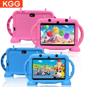 KGG Tableta de Dibujos Animados de 7 Pulgadas, 5G WiFi Android 12, Tableta Multifuncional para Estudiantes con Gran Memoria, Herramienta Educativa con Control de Padres