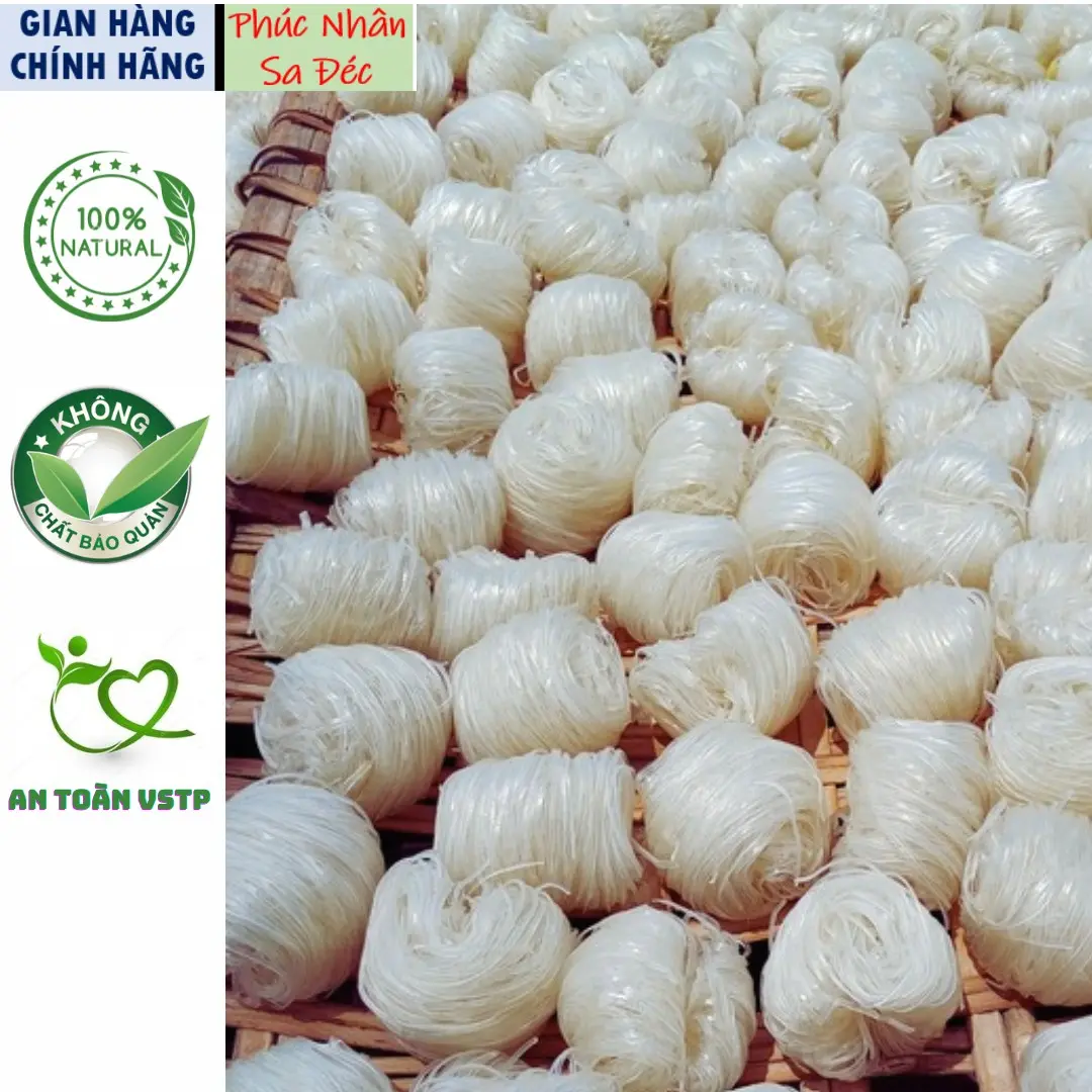 1KG Hủ tiếu khô Sa Đéc, Đồng Tháp. Sợi trong - dai