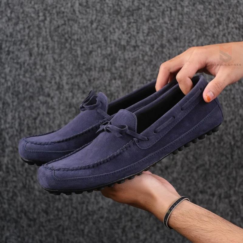 Crusers - Sepatu Formal Slip On Loafers Pria Sepatu Pria Casual Pantofel Kulit Suede Original Minning Distro - Sepatu Pria Kerja Kantor Kuliah Wisuda Pesta Nikahan Kondangan Gaya Santai Pria Loafers SLip On Keren Trendi Kekinian 5