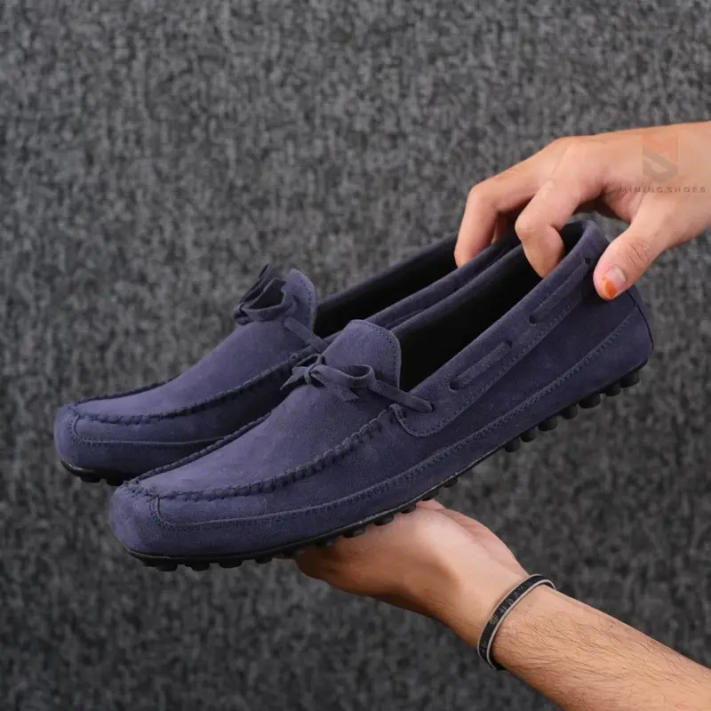 Crusers - Sepatu Formal Slip On Loafers Pria Sepatu Pria Casual Pantofel Kulit Suede Original Minning Distro - Sepatu Pria Kerja Kantor Kuliah Wisuda Pesta Nikahan Kondangan Gaya Santai Pria Loafers SLip On Keren Trendi Kekinian 5