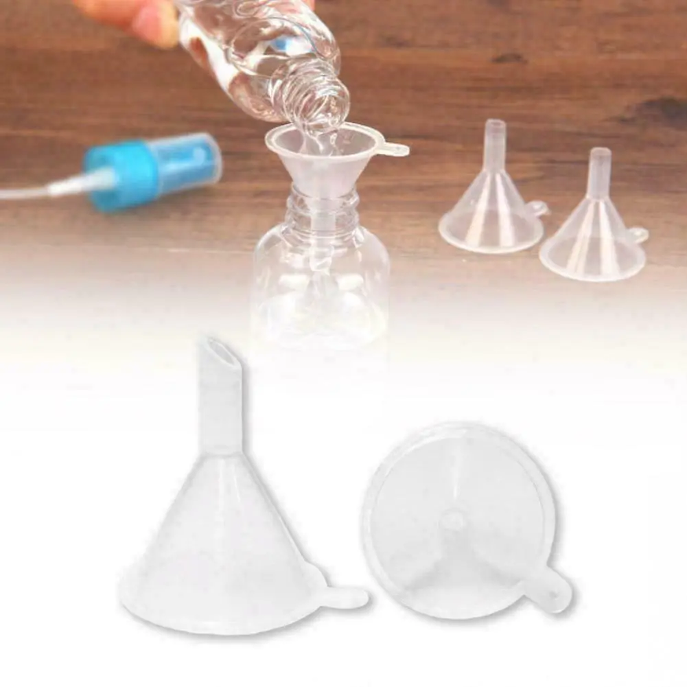 Mini Plastic Small Funnel For Liquid Essential Oil Filling Empty Bottle Packing Tool Filling