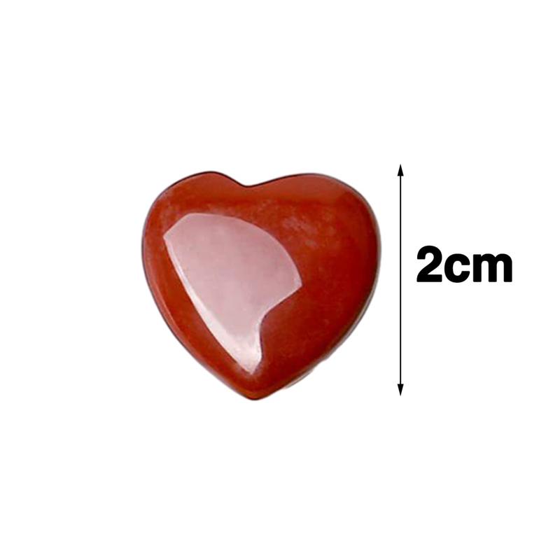 Bộ Đá Và Đá Quý Hình Trái Tim, 20 Chiếc, Đá Tự Nhiên, Thích Hợp Để Chữa Lành Luân Xa Và Thiền Định, Đá Thạch Anh Tự Nhiên, Đồ Trang Trí Để Bàn, Đá Năng Lượng Reiki, Đá Quý Hình Trái Tim 7