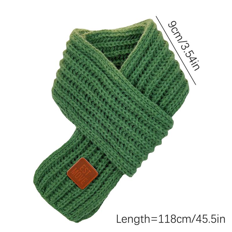 Product Introduction of Autumn And Winter Children's Warm Scarves Thickened Scarves For Boys Girls Baby Knitted Scarf Children Neck Collar Keep Warm 29