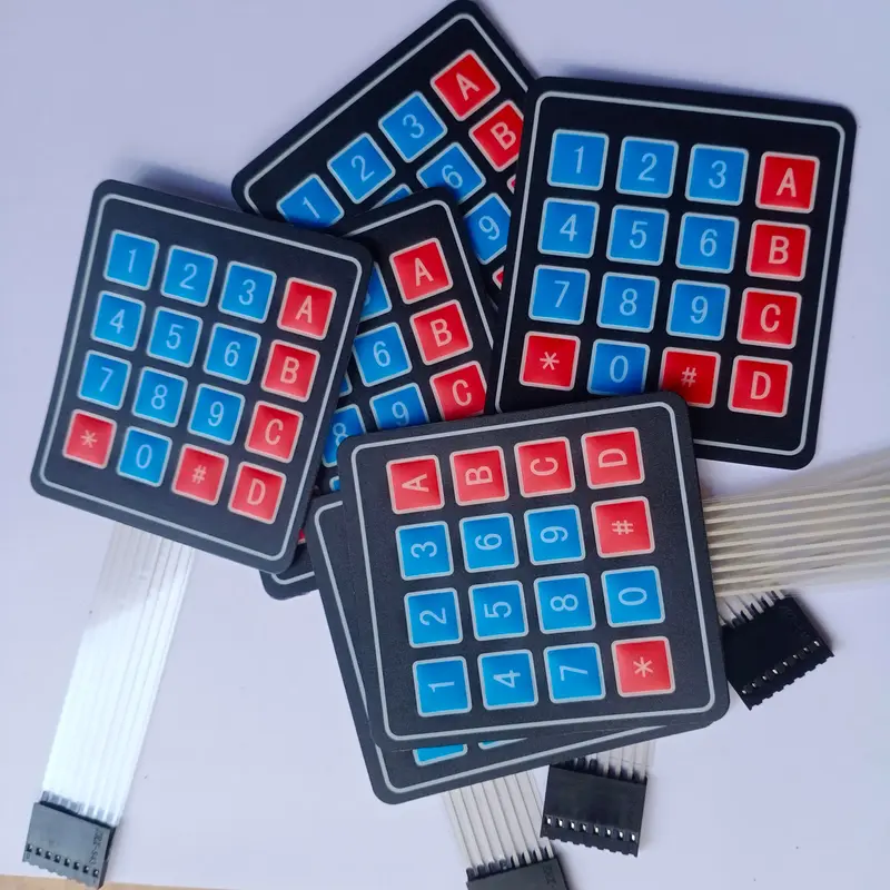5pcs Keypad Mesin Pertamini Digital Original Tombol Pom Mini Standar - 16 Key Membrane Switch - Komputer 0