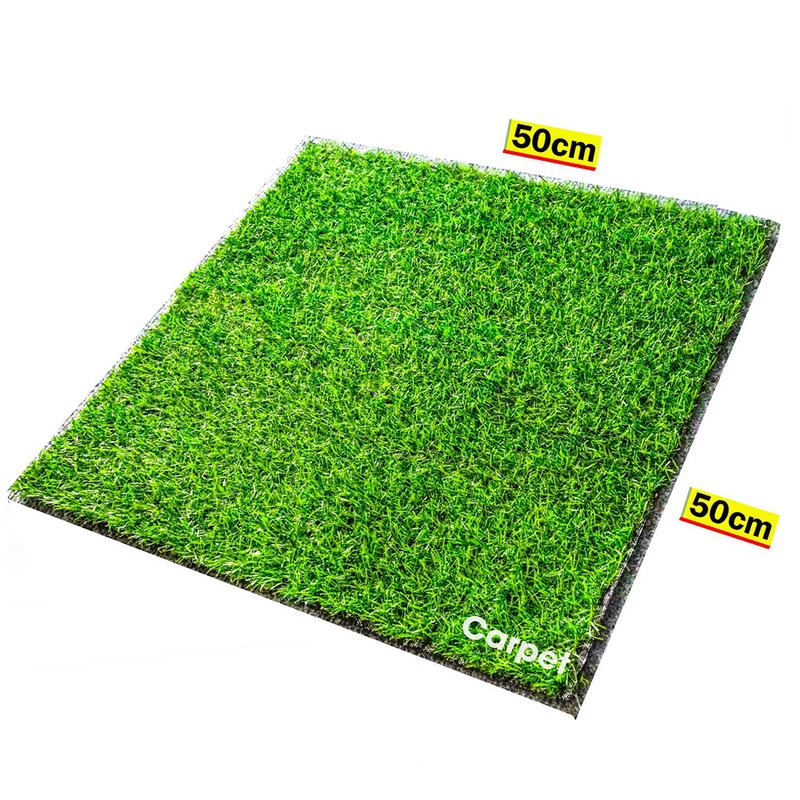 Cỏ nhân tạo cao 2cm trang trí nhà cửa sân vườn kích thước 50cm x 50cm
