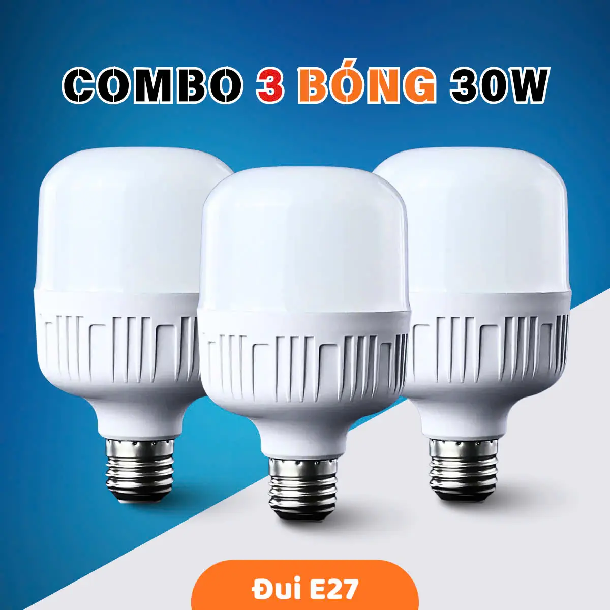 Combo 3 Bóng Đèn Led 30W. Đèn Led Tiết Kiệm Điện. Bảo Hành Lỗi 1 Đổi 1