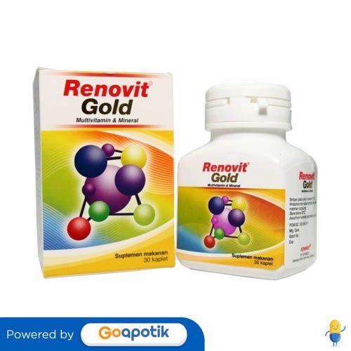 Gambar RENOVIT GOLD BOTOL 30 KAPLET dari Apotek Bintang Farma Medika by GoApotik Kota Administrasi Jakarta Timur Tokopedia