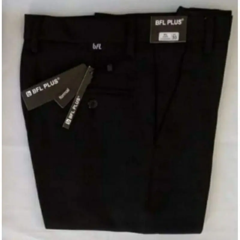 Celana Kantor Pria Slim Fit 27-32 Formal Bahan woll Nyaman Di Pakai abu Muda Navy Panjang Kerja Hitam Abu Santai Low Waist Semi Kain Dewasa 6