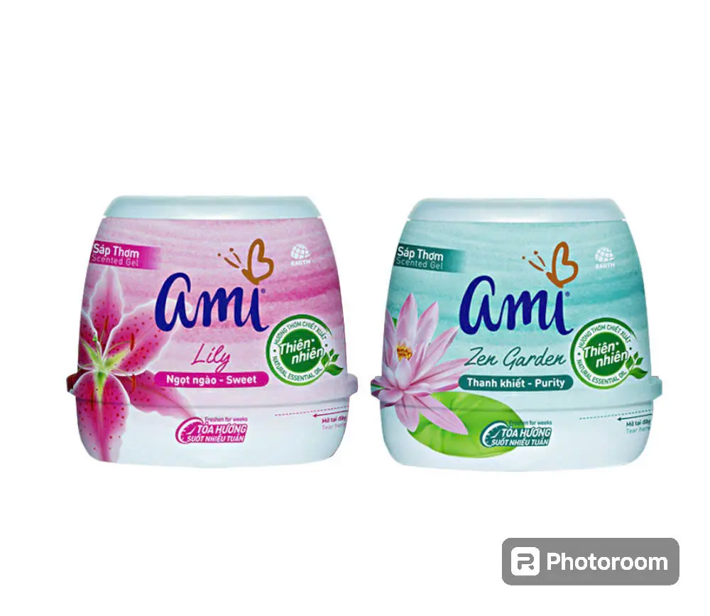 Combo 2 Sáp thơm Ami - Toả hương thơm mát - Tiết kiệm - Không gian Thư Giãn Dầu thơm phòng x it sap thomkhumui