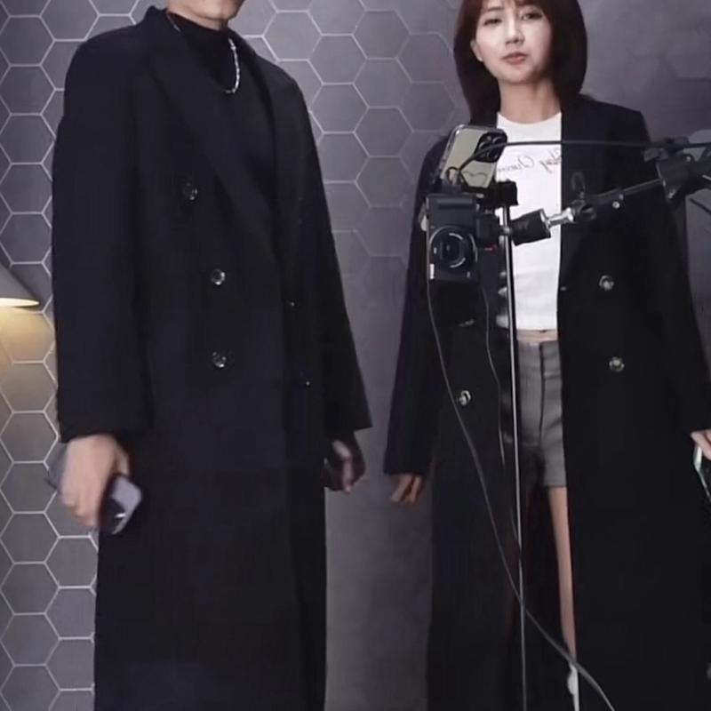 HK19 Áo Mangto Dạ Dáng Dài Form Rộng Cao Cấp Haky, Áo Mangto Nam, Áo Mangto Nữ Dài 6 Cúc Chất Liệu Dạ Cao Cấp HK18, Áo Măng Tô Thiết Kế Có Đệm Vai Menswear
