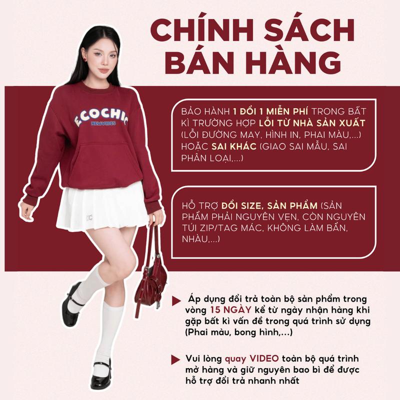 Product Introduction of Áo Baby Tee Cổ Tim Viền Màu ECOCHIC ENGINE BABYTEE B061 Local Brand Chính Hãng Unisex Form Ôm Premium Cotton 19