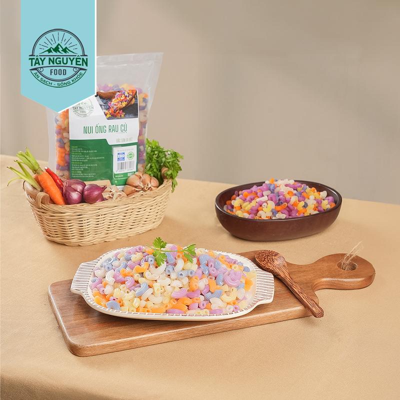 Nui ống rau củ healthy Tây Nguyên Food - Việt Nam 500g 1kg