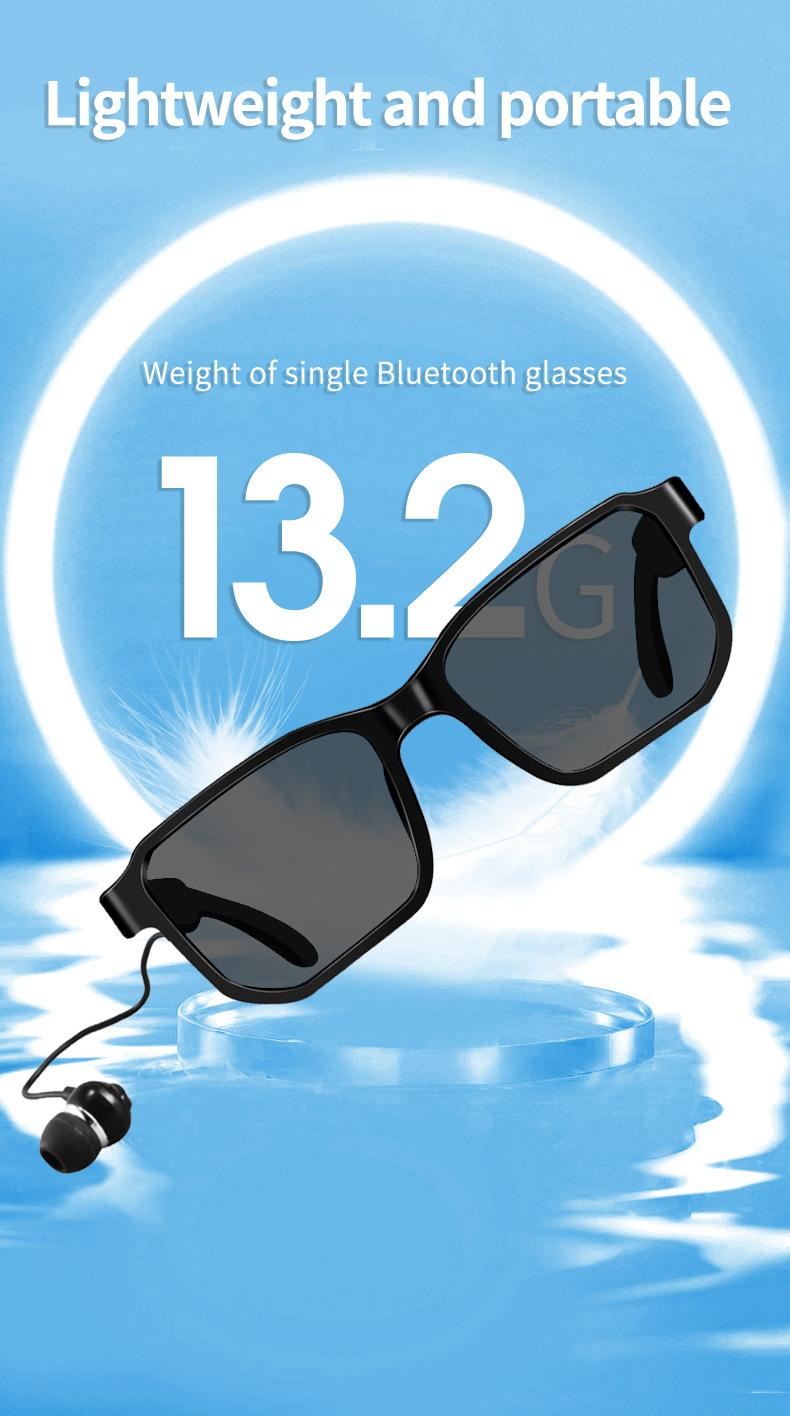 Product Introduction of Smart Bluetooth Glasses Earphones Myopia Glasses NFC Listening and Calling Integrated Glasses Audio Intelligence Electronic Earbud 5