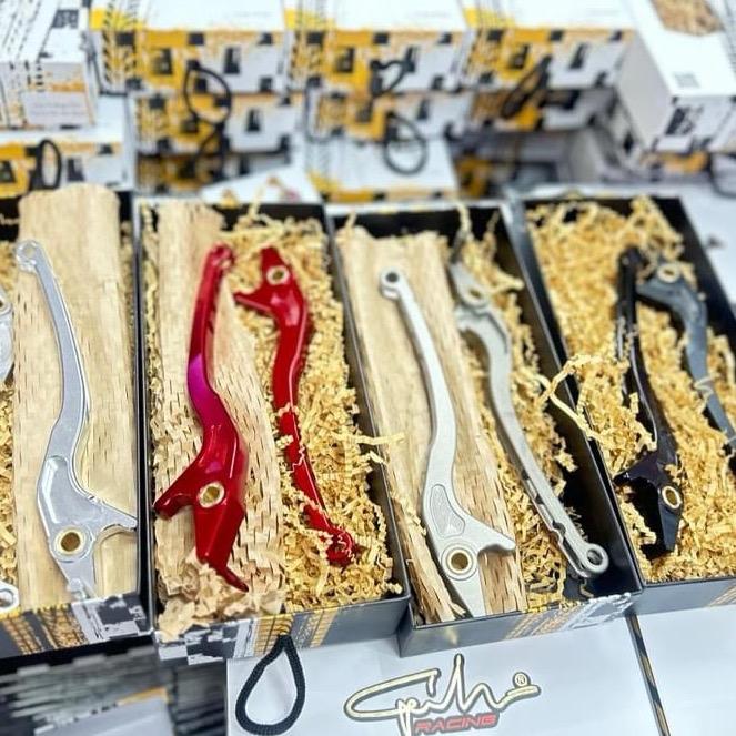 Tay thắng CNC Ghracing form zin Shvn sh125/150 Sh350i Ab110 Ab125 Vision Vario Ex150/155 Lead 4val - phụ kiện thay thế tay phanh Phụ Tùng