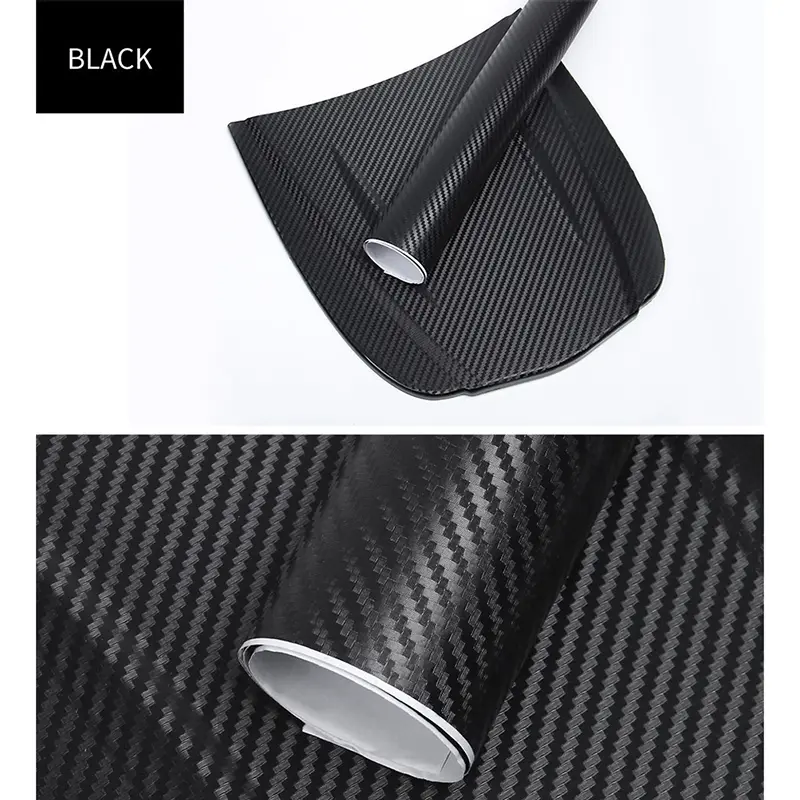 3D Carbon Fiber Vinyl Car Wrap Sheet Roll Film Sticker Decal 127x30cm ...