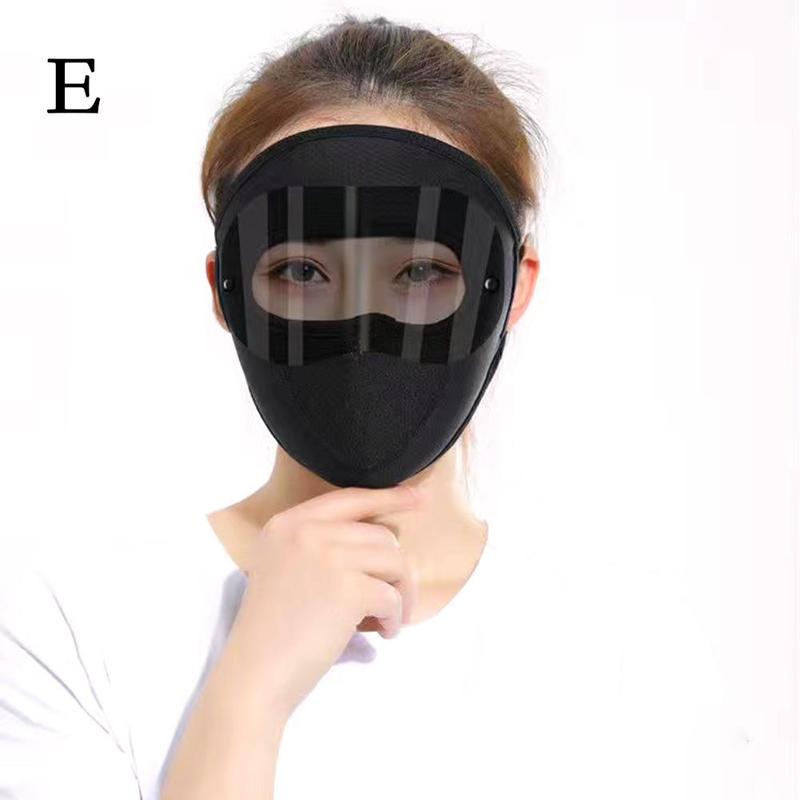 Product Introduction of Breathable Sunscreen Mask With Hat Brim Ice Silk Sunshade Men Women Cycling Cover Full Face Mask 32