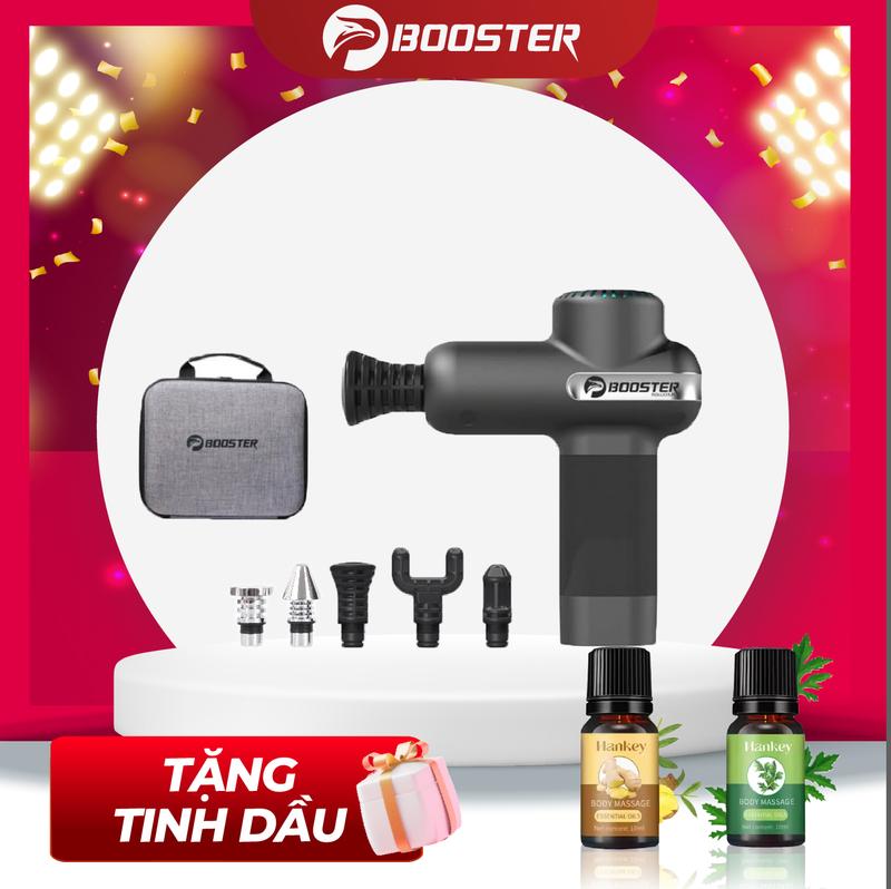 Máy Massage Cầm Tay Booster Lightsaber Mini - 4 Đầu Massage - Pin 2000mAh