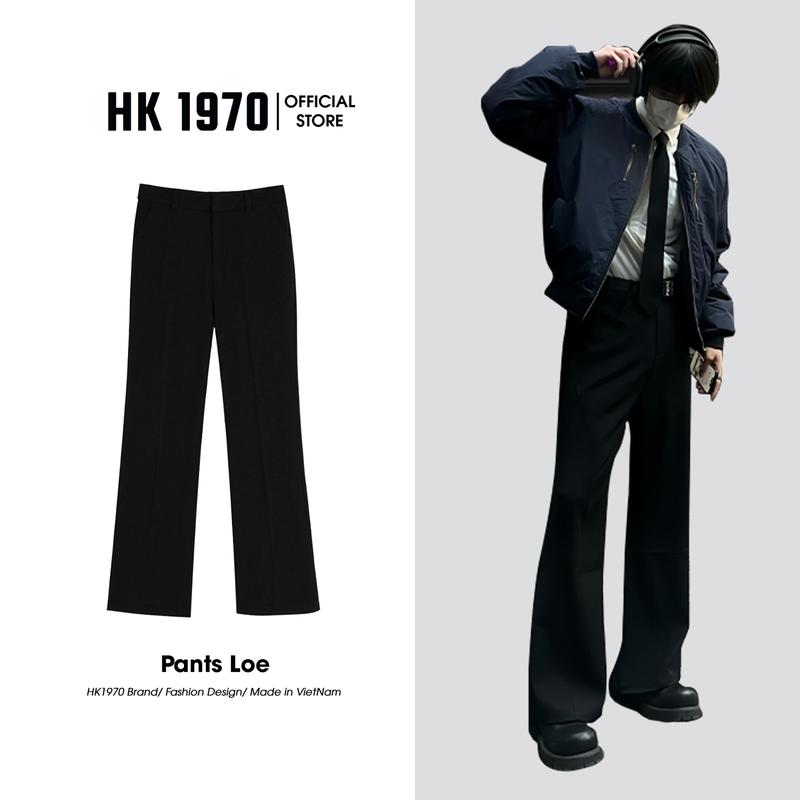 Quần Tây Nam Ống Loe  HK1970 Quần Loe Chất Vải Vintex Cao Cấp Lịch Lãm Sang Trọng Q205 Menswear Pant