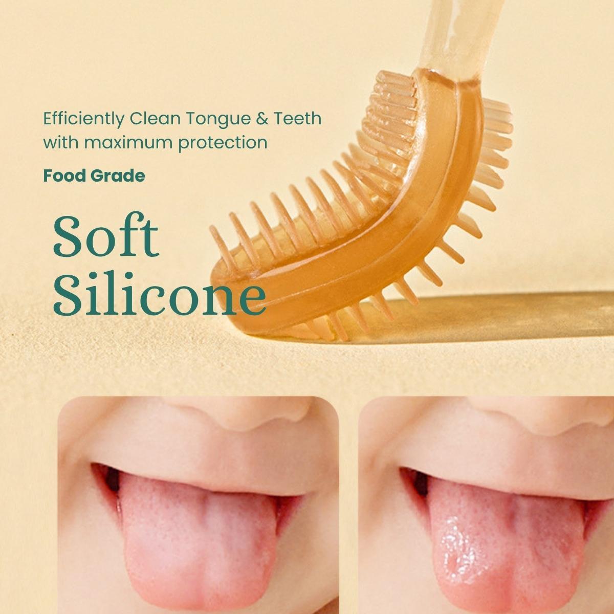 Berus Gigi Bayi 3 Dalam 1 Silikon | Baby 3 In 1 Silicone Tooth Brush ...