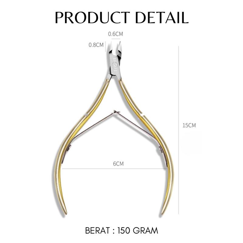 Cuticle Nipper / Tang Kutikula Kuku / Nail Nipper / Gunting Kutikula Perawatan Kuku /Set Manikur Bersihkan 1
