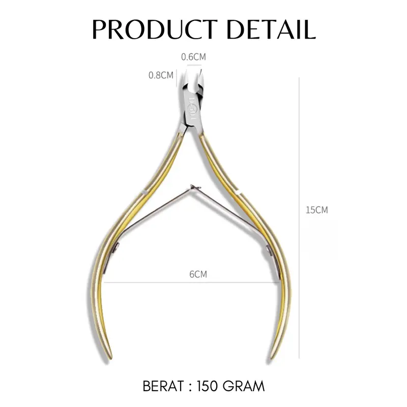 Cuticle Nipper / Tang Kutikula Kuku / Nail Nipper / Gunting Kutikula Perawatan Kuku /Set Manikur Bersihkan 1