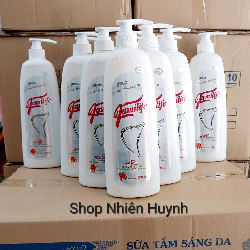 Combo 5 Chai Sữa Tắm Cá Ngựa Familife 1000ml Hàng Cty.