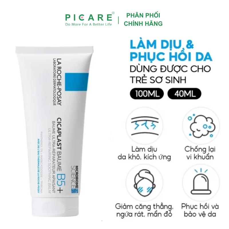  Kem Phục Hồi La Roche-Posay Cicaplast Baume B5+ Giúp Phục Hồi Da  - Phiên Bản 100ml Skincare Làm Đẹp Da kem dưỡng  b5 Nữ Women 