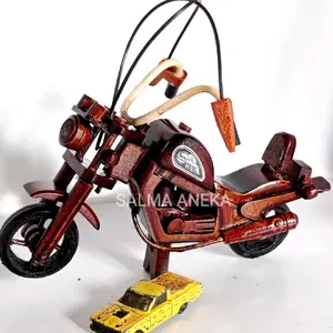 TERMURAH MINIATUR KAYU SEPEDA MOTOR MOBIL KAPAL PESAWAT HELIKOPTER KAYU