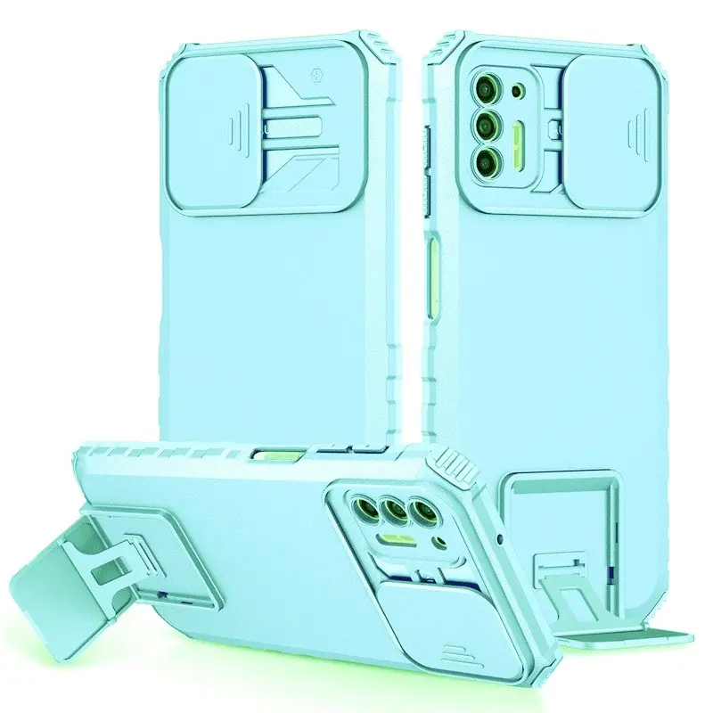 Casing OPO A1K A5S A12 A11K A7 F9 A3S A15 A15S A16 A54 A5 2020 A92020 A76 A96 Reno5 Reno64G Case Standing Auto Fokus Protector Kamera Belakang 2