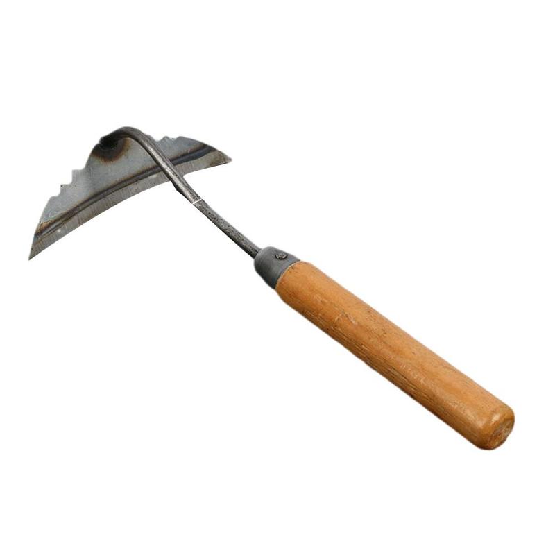 Product Introduction of Traditional Garden Hoe Handheld Weeding Garden Rake For Garden Gardening Tools Small Hoe Y9M7 26