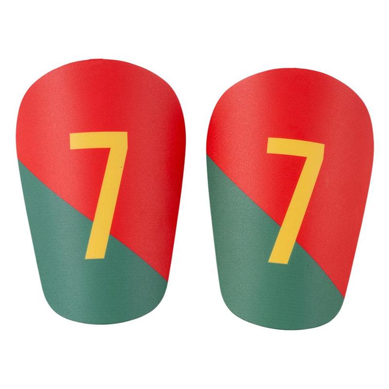 Product Introduction of 1pair Mini Football Leg Guards With Printed Star Numbers And Logos 21