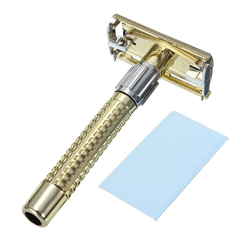 Product Introduction of Manual Shaver For Men Classic Stainless Steel Safety Razor Shaver With Brush And Box P7F3 19