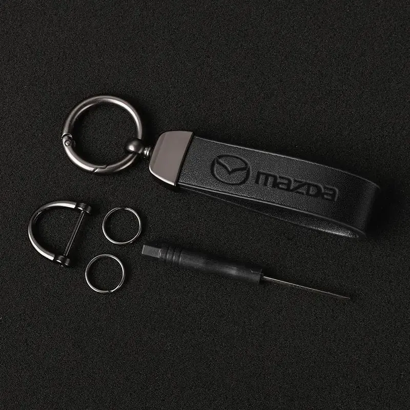 Premium Leather Keychain Gantungan Kunci Mobil Kulit Accessories 1