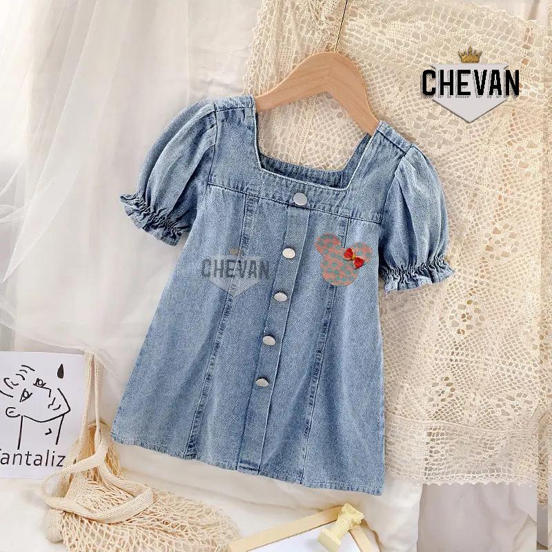 Fanny - Dress Jeans Korea Anak Usia 2- 5 Tahun 3