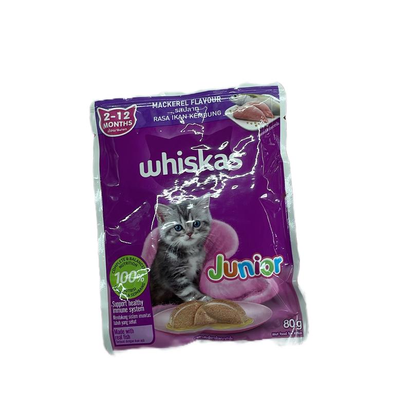 Pate Whiskas cho mèo nhỏ vị cá 0