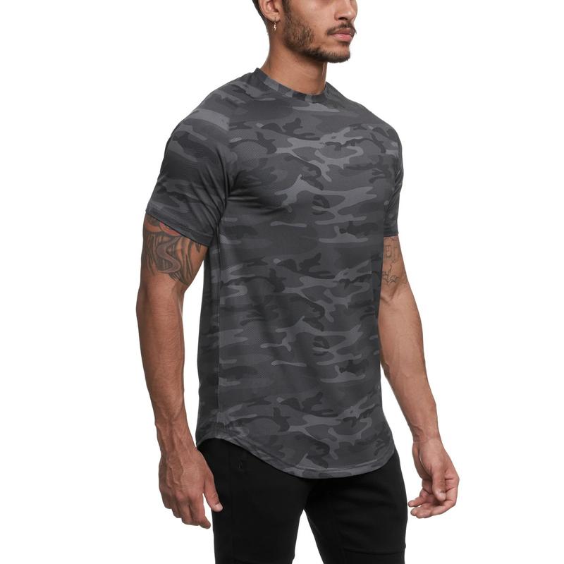Product Introduction of T-Shirt Summer Sports Fitness Short Sleeve Men'S Quick Dry Training T-Shirt 10