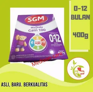 sgm ananda gain 100 ungu susu pertumbuhan | kotak 400 gr