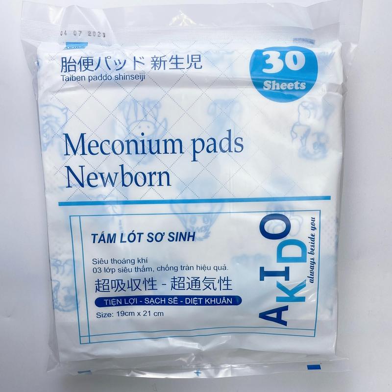 Tấm lót phân xu, tấm lót chống thấm cho bé sơ sinh dùng 1 Lần Tiện Lợi ( 30 cái ) Bỉm